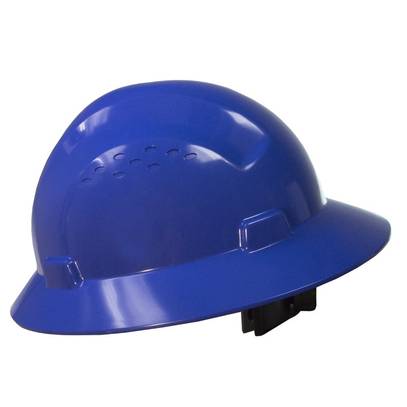JORESTECH خوذة أمان جوريستيك زرقاء HDPE مع حافة كاملة ونظام تعليق قابل للتعديل بـ 4 نقاط للعمل، المنزل، وحماية الرأس العامة متوافقة مع ANSI Z89.1-14 HHAT-02 - Image 2